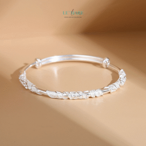 Vòng Tay Ngọc Bích Nữ Xuân Hương BNVT27 Vòng Tay Ngọc Bích Nữ Xuân Hương BNVT27 Le'mare Jewelry LMJ
