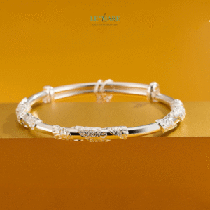 Vòng Tay Bạc Nữ Lá Bay Hương Sắc BNVT31 Vòng Tay Bạc Nữ Lá Bay Hương Sắc BNVT31 Le'mare Jewelry LMJ
