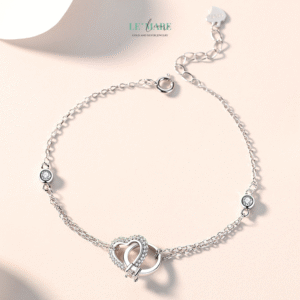 Vòng Tay Bạc Nữ Tâm Diệu BNVT41 Vòng Tay Bạc Nữ Tâm Diệu BNVT41 Le'mare Jewelry LMJ