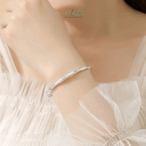 Vòng Tay Bạc Nữ Trúc Vân BNVT43 Le'mare Jewelry LMJ