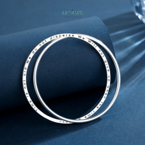 Vòng Tay Bạc Nữ Giao Tâm BNVT53 Le'mare Jewelry LMJ