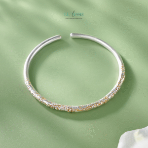 Vòng tay bạc nữ Kim Hoa BNVT69 Vòng tay bạc nữ Kim Hoa BNVT69 Le'mare Jewelry LMJ