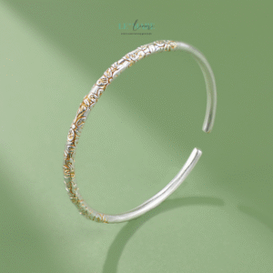 Vòng tay bạc nữ Kim Hoa BNVT69 Vòng tay bạc nữ Kim Hoa BNVT69 Le'mare Jewelry LMJ