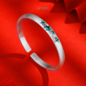 Vòng tay bạc nữ Bích Liên BNVT72 Vòng tay bạc nữ Bích Liên BNVT72 Le'mare Jewelry LMJ