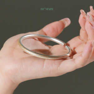 Vòng tay bạc nữ Bạch Hoàng BNVT73 Vòng tay bạc nữ Bạch Hoàng BNVT73 Le'mare Jewelry LMJ