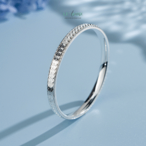 Vòng tay bạc nữ Tâm Kim Phúc BNVT74 Vòng tay bạc nữ Tâm Kim Phúc BNVT74 Le'mare Jewelry LMJ