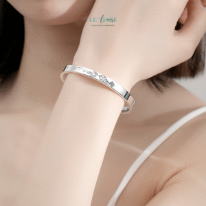 Vòng Tay Bạc Nữ Tước Diễm Liên BNVT80 Le'mare Jewelry LMJ