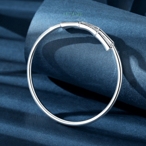 Vòng Tay Bạc Nữ Lam Nguyệt BNVT82 Vòng Tay Bạc Nữ Lam Nguyệt BNVT82 Le'mare Jewelry LMJ