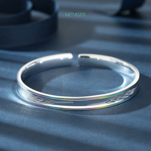 Vòng tay bạc nữ Ánh Kim – Mắt Xích Nữ Tính BNVT84 Vòng tay bạc nữ Ánh Kim – Mắt Xích Nữ Tính BNVT84 Le'mare Jewelry LMJ