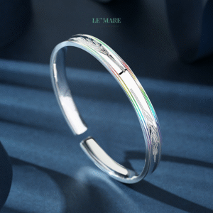 Vòng tay bạc nữ Ánh Kim – Mắt Xích Nữ Tính BNVT84 Vòng tay bạc nữ Ánh Kim – Mắt Xích Nữ Tính BNVT84 Le'mare Jewelry LMJ