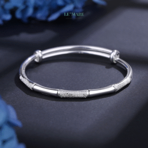 Vòng Tay Bạc Nữ Nhã Sắc BNVT87 Le'mare Jewelry LMJ