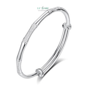 Vòng Tay Bạc Nữ Nhã Sắc BNVT87 Le'mare Jewelry LMJ