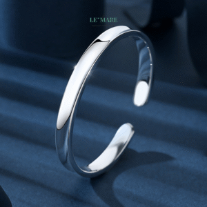 Vòng Tay Bạc Nữ Bạch Phong – Tinh Giản Thanh Tao, Khơi Gợi Vẻ Đẹp Thuần Khiết BNVT88 Le'mare Jewelry LMJ