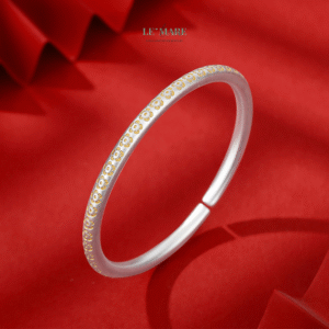 Vòng Tay Bạc Nữ Minh Tâm Như Nguyệt – Vẻ Đẹp Thuần Khiết Từ Ánh Trăng BNVT89 Vòng Tay Bạc Nữ Minh Tâm Như Nguyệt – Vẻ Đẹp Thuần Khiết Từ Ánh Trăng BNVT89 Le'mare Jewelry LMJ