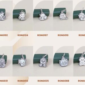 Dây chuyền xà tích bạc ta mặt thiết kế tên bé và charm con giáp Le'Mare Jewelry - món quà ý nghĩa dành cho bé yêu các dịp thôi nôi, đầy tháng, sinh nhật và các ngày kỷ niệm đặc biệt ... - Dây Chuyền Bạc Trẻ Em Le'mare Jewelry LMJ