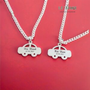 Dây chuyền dẹt bạc ta mặt con giáp Rồng Le'Mare Jewelry làm quà sinh nhật, đầy tháng, thôi nôi …. bé yêu - Dây Chuyền Bạc Trẻ Em Dây chuyền dẹt bạc ta mặt con giáp Rồng Le'Mare Jewelry làm quà sinh nhật, đầy tháng, thôi nôi …. bé yêu - Dây Chuyền Bạc Trẻ Em Le'mare Jewelry LMJ