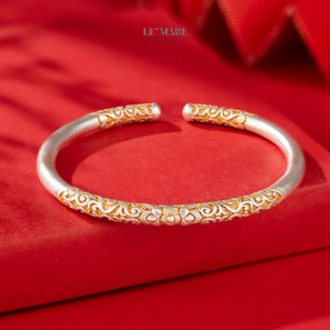 Gramina – Khi nét mềm mại của cỏ ôm lấy sự cứng cáp của bạc BNVT96 Gramina – Khi nét mềm mại của cỏ ôm lấy sự cứng cáp của bạc BNVT96 Le'mare Jewelry LMJ