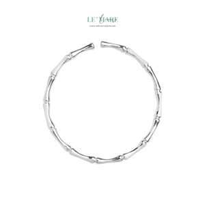 Trúc Ân – Vòng Tay Bạc Nữ Mang Hình Bóng Cân Trúc và Lòng Tri Ân Lặng Thầm BNVT105 Le'mare Jewelry LMJ