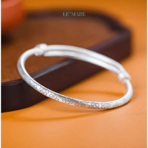 Xuân Liên – Vòng Tay Bạc Nữ Như Một Vườn Hoa Đang Nở Trên Cổ Tay BNVT107 Xuân Liên – Vòng Tay Bạc Nữ Như Một Vườn Hoa Đang Nở Trên Cổ Tay BNVT107 Le'mare Jewelry LMJ