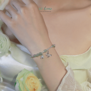 vòng tay ngọc bích nữ Thanh Điệp – Khúc nhạc ngọc bích giữa vườn hoa thanh xuân BNVT59 vòng tay ngọc bích nữ Thanh Điệp – Khúc nhạc ngọc bích giữa vườn hoa thanh xuân BNVT59 Le'mare Jewelry LMJ