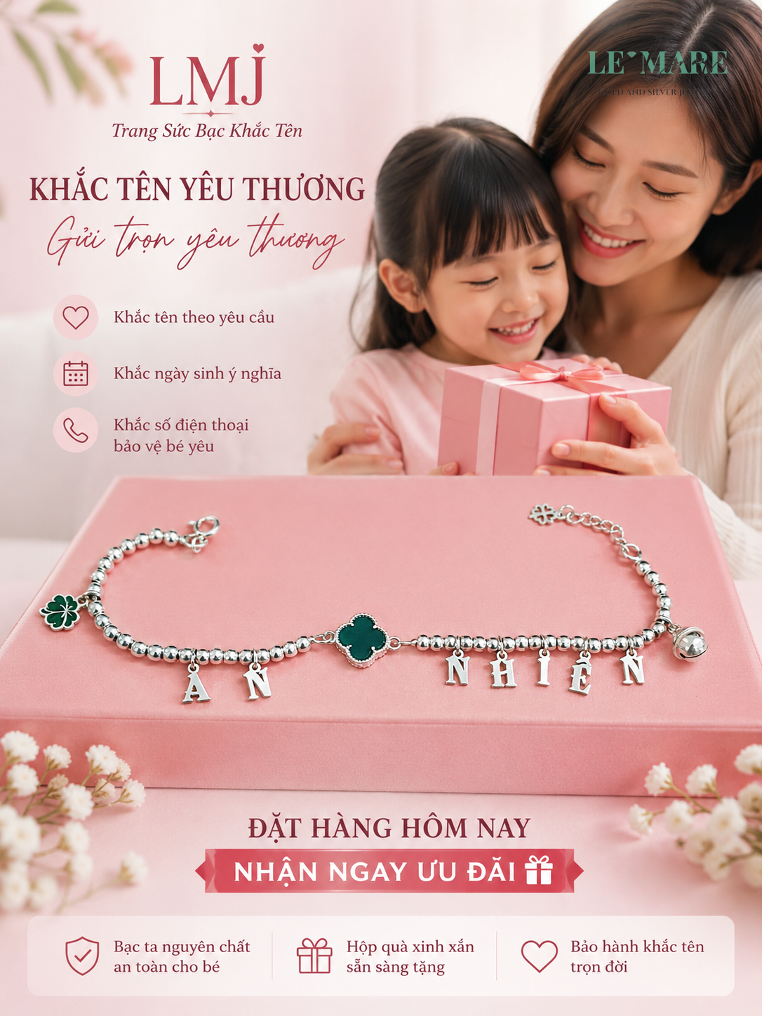 Dây Chuyền Ngọc Bọc Bạc Lemare LMJ - Top 1 Năm 2025 dây chuyền ngọc bọc bạc Lemare LMJ - hinh 1