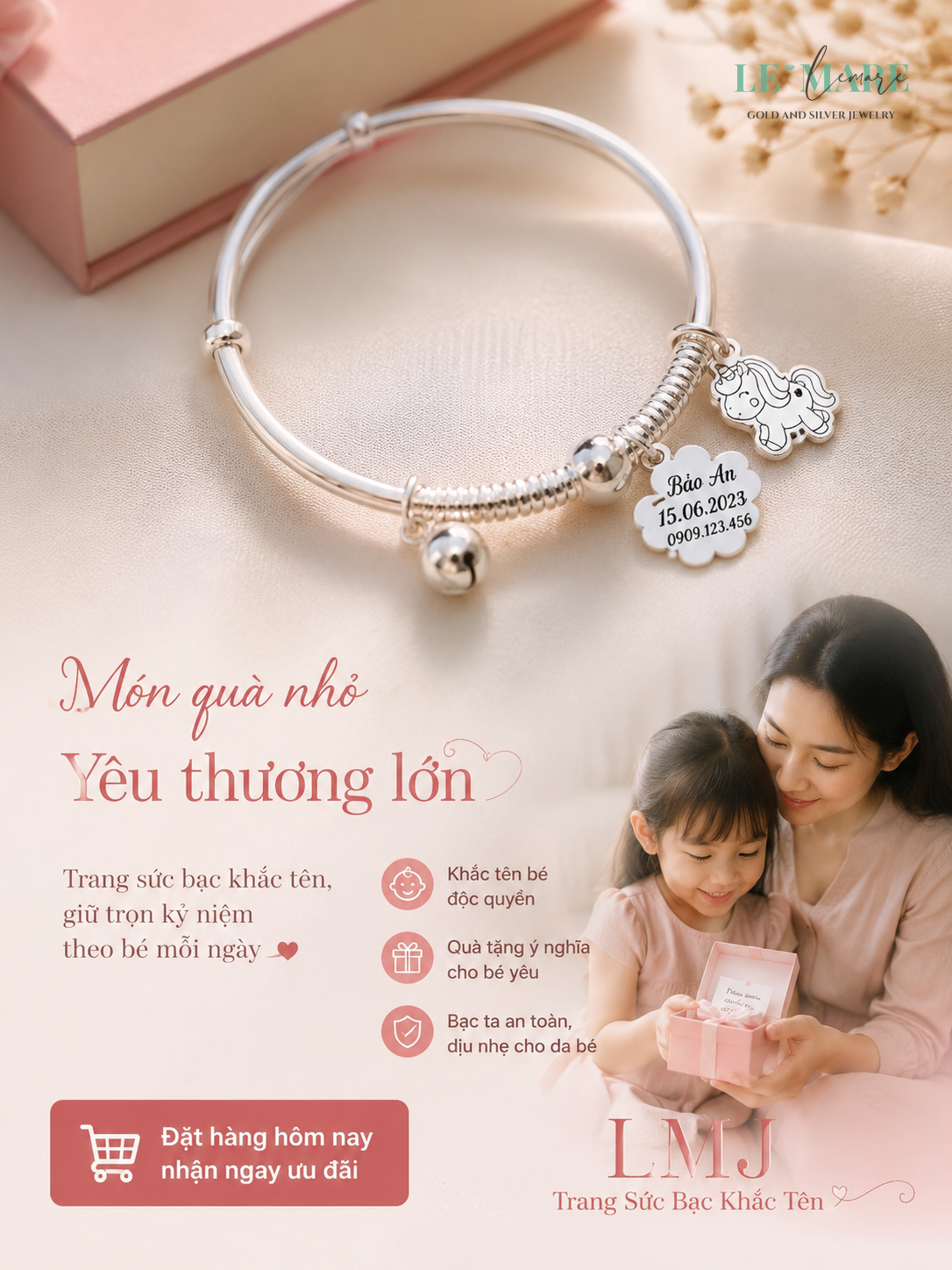 Nhẫn Bạc Khắc Tên Theo Yêu Cầu - Top 5 Mẫu 2024 Trang sức bạc - Hình ảnh 2