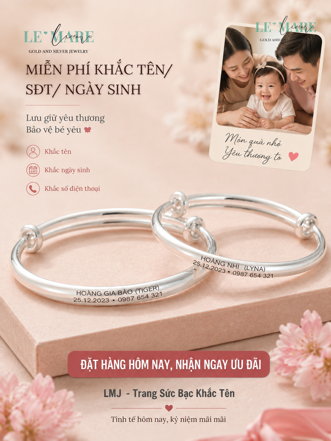 Dây Chuyền Couple Bạc Khắc Tên - Top 5 Mẫu 2024 Trang sức bạc - Hình ảnh 3
