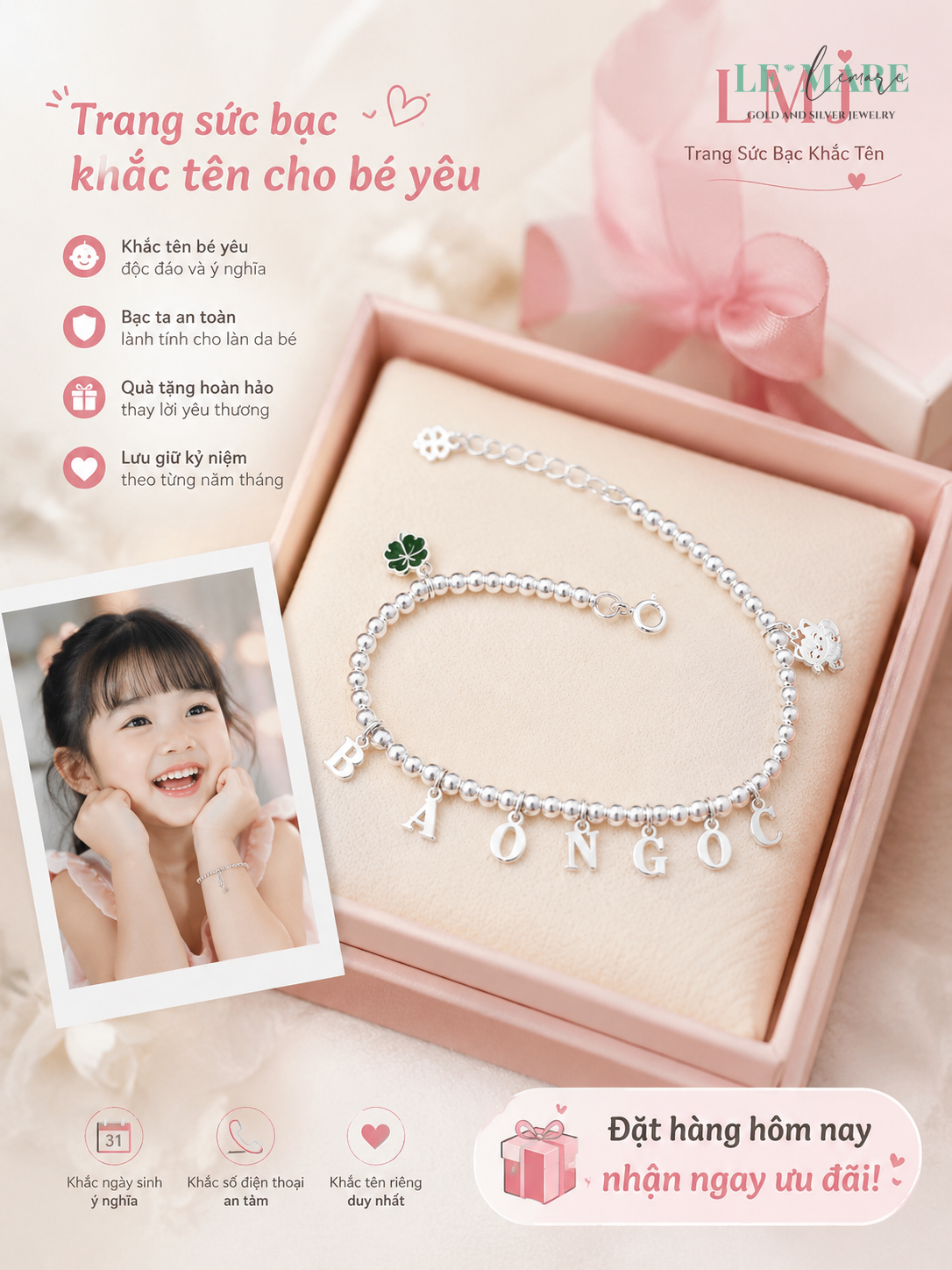 Nhẫn Bạc Khắc Tên Hà Nội Giá Rẻ - Top 5 Mẫu 2024 Trang sức bạc - Hình ảnh 1