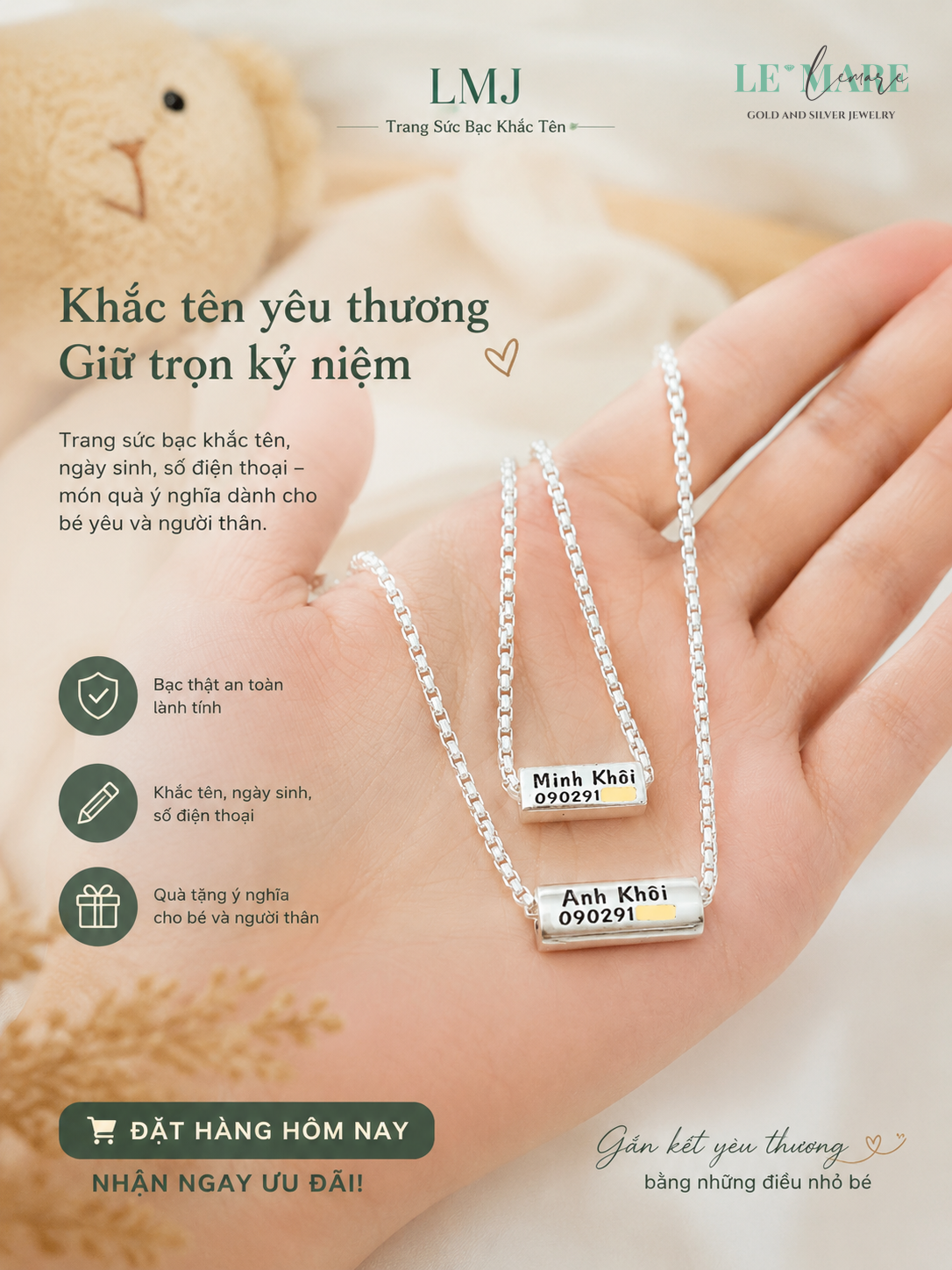 Nhẫn Bạc Khắc Tên Hà Nội Giá Rẻ - Top 5 Mẫu 2024 Trang sức bạc - Hình ảnh 4