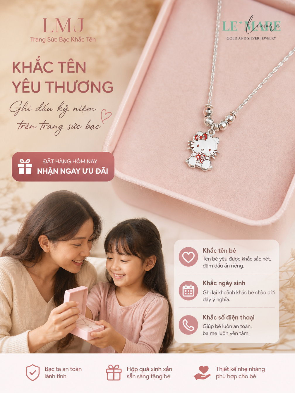 Dây Chuyền Couple Bạc Khắc Tên - Top 5 Mẫu 2024 Trang sức bạc - Hình ảnh 1