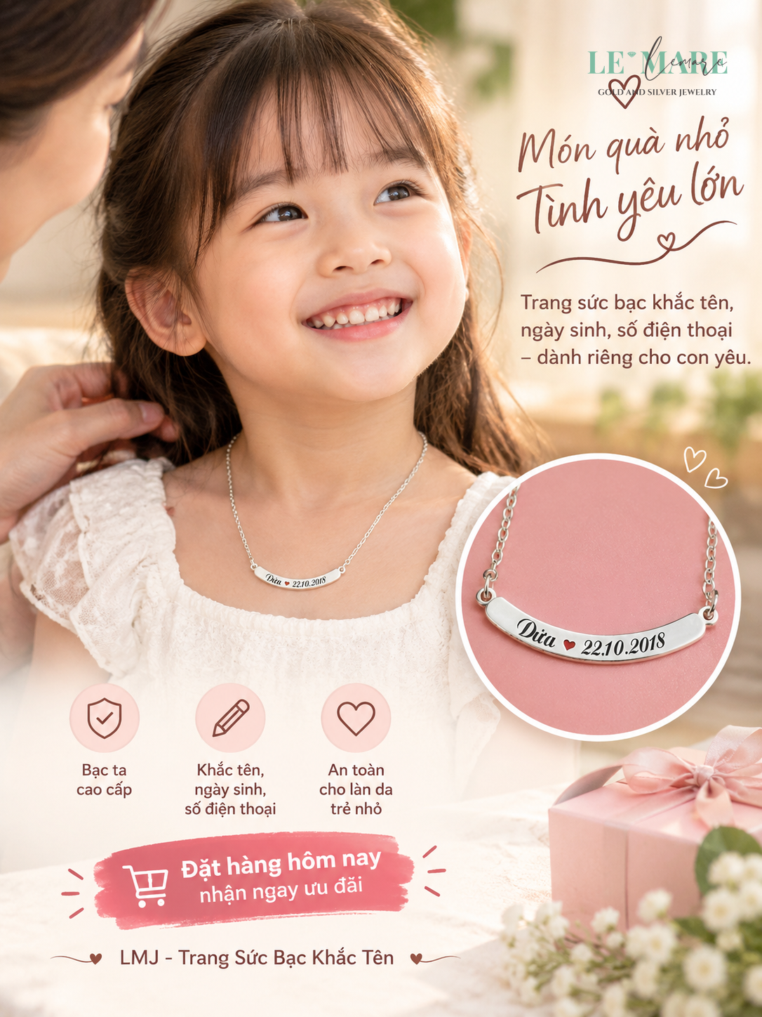 Vòng Bạc Bé Gái Size Phù Hợp Theo Tuổi: 5 Bí Quyết 2026 5 lưu ý quan trọng khi chọn mua vòng bạc S999 cho bé gái - vòng bạc bé gái size phù hợp theo tuổi