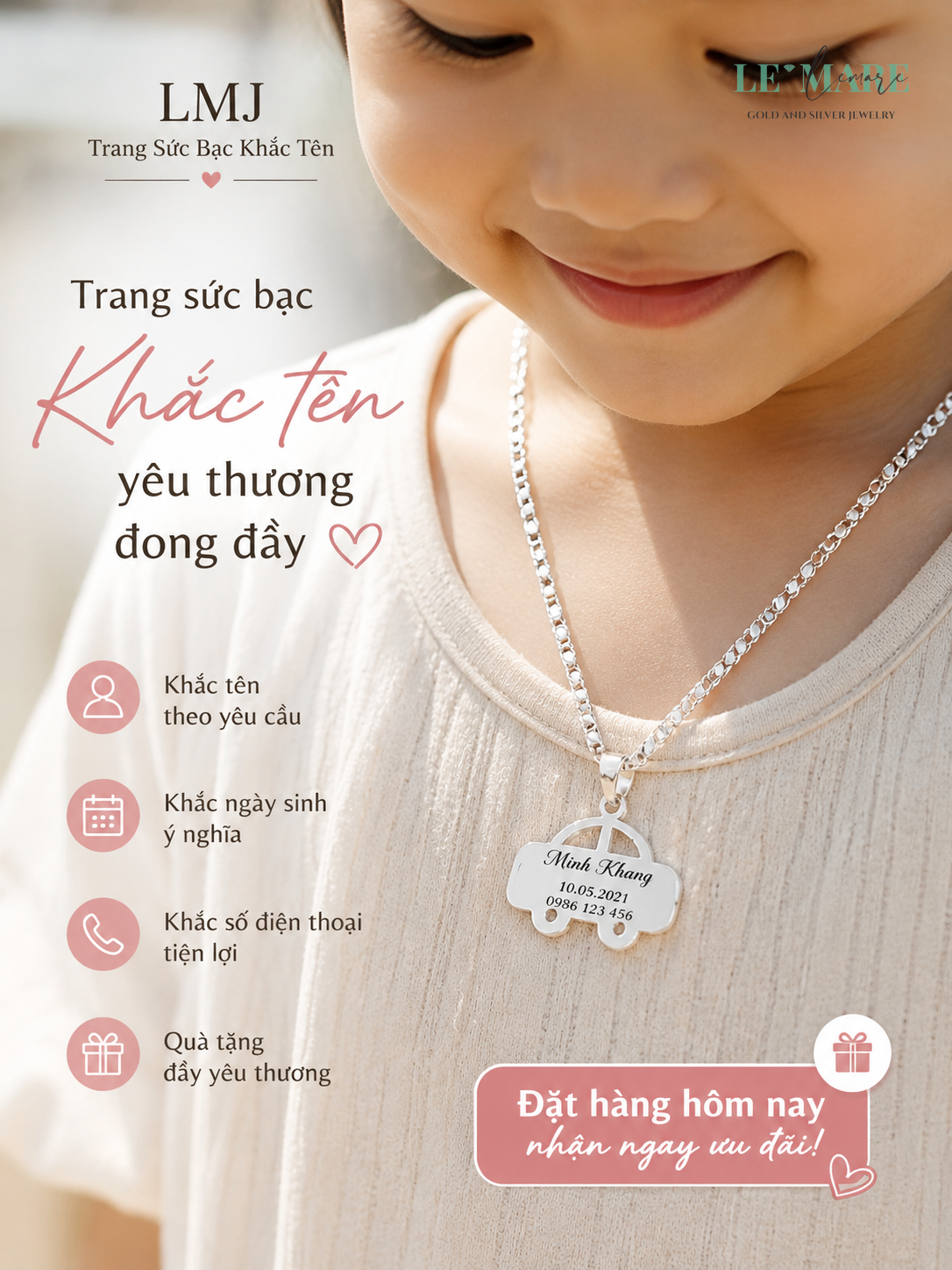 Vòng Cổ Bạc Khắc Tên Cho Bé - Top 10 Mẫu 2025 vòng cổ bạc khắc tên cho bé - hinh 4