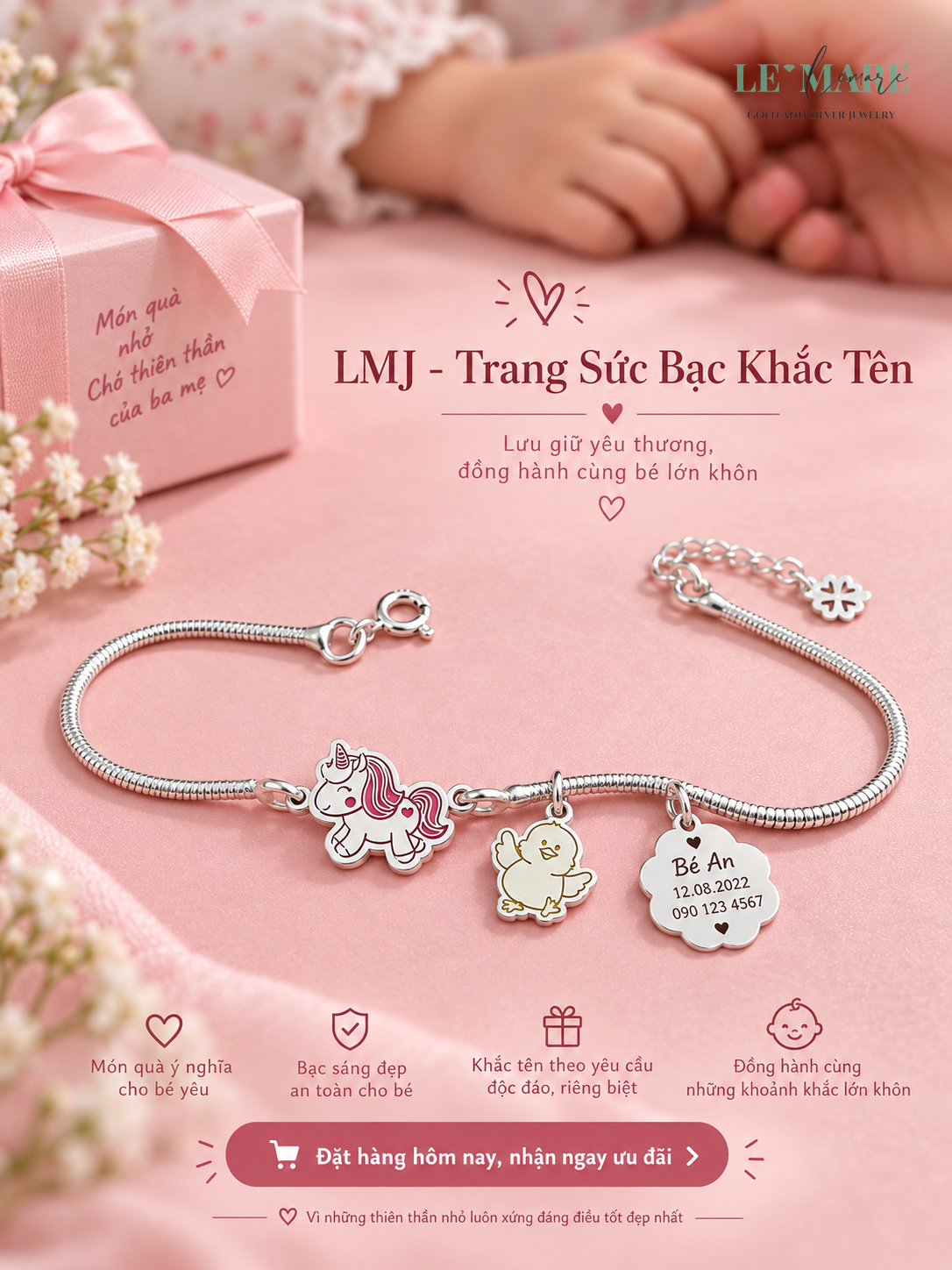 Dây chuyền bạc khắc tên theo yêu cầu - Top 5 mẫu 2024 Trang sức bạc - Hình ảnh 3